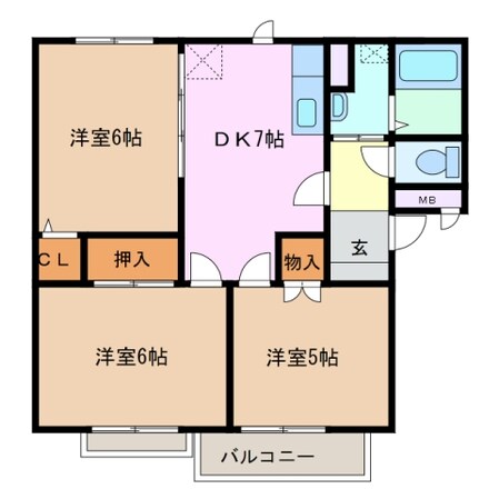 南が丘駅 徒歩32分 1階の物件間取画像